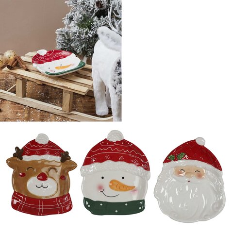 Dienblad 17x14cm Kerst 3ass - afbeelding 1