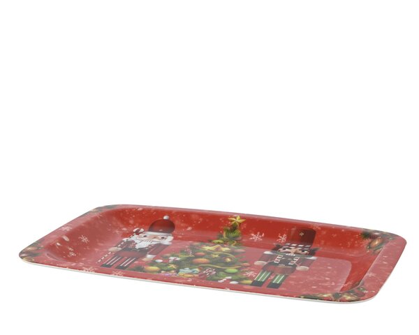 Dienblad 29x41cm rood