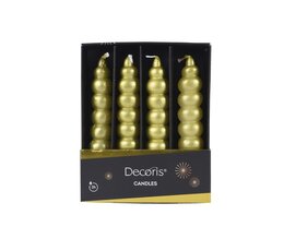 Dinerkaars H11cm 4stuks goud