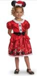 Disney kostuum Minnie classic kerst 5-6y