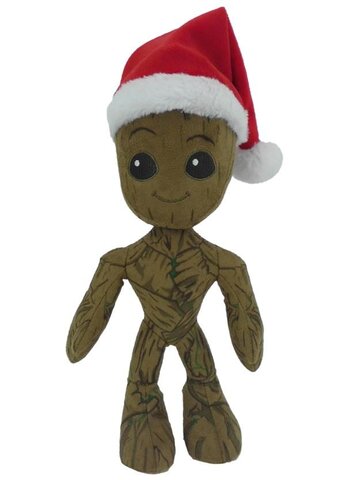 Disney - peluche Groot avec chapeau Noël 25cm