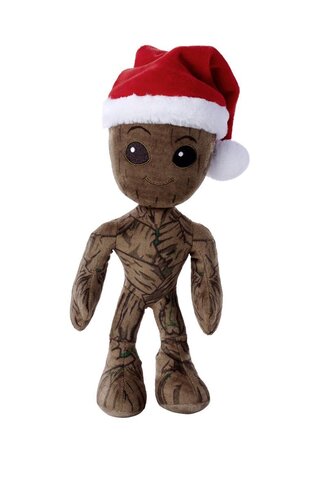 Disney - pluche Groot met kerstmuts 25cm