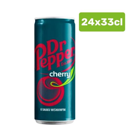 Dr Pepper cherry 24x33cl - afbeelding 2