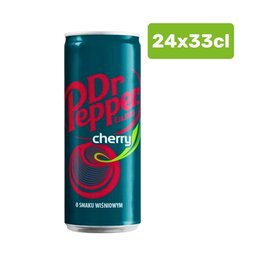 Dr Pepper cherry 24x33cl - afbeelding 2