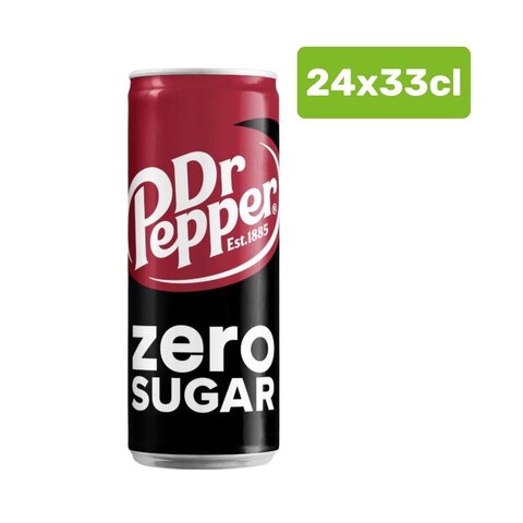Dr Pepper zero sugar 24x33cl - afbeelding 2