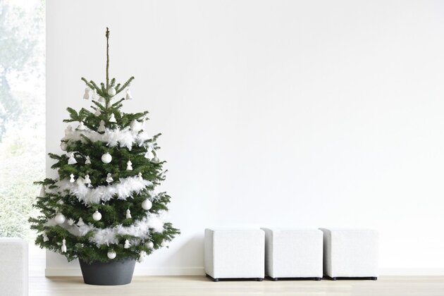 Ecopots kerstboomvoet XL - dark grey Ø 50cm - afbeelding 4