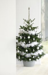 Ecopots kerstboomvoet XL - white grey Ø 50cm - afbeelding 3