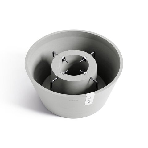 Ecopots kerstboomvoet XL - white grey Ø 50cm - afbeelding 7