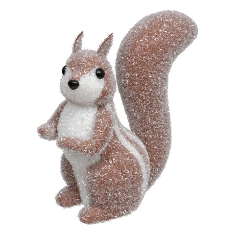 Eekhoorn 32cm met sneeuw