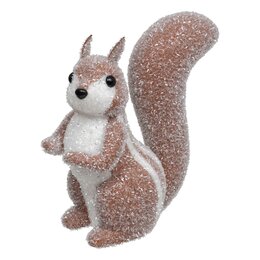 Eekhoorn 32cm met sneeuw
