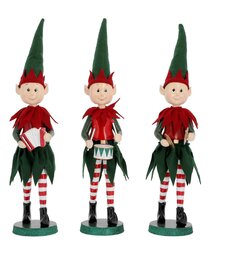 Elf 14x14xH60cm 3ass