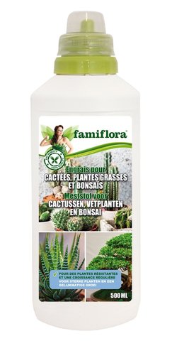 Engrais liquide pour cactus & succulentes & bonsaï  - 500ML