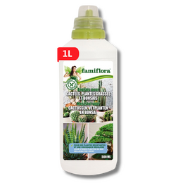 Engrais liquide pour cactus & succulentes & bonsaï  - 500ML