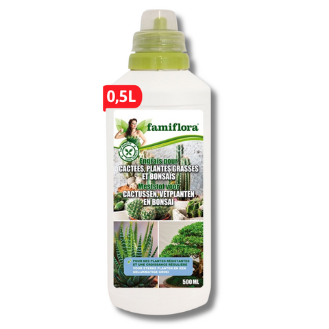 Engrais liquide pour cactus & succulentes & bonsaï - 500ML - image 1