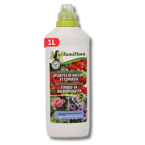 Engrais liquide pour plantes de balcon et terrasse 1L - image 1