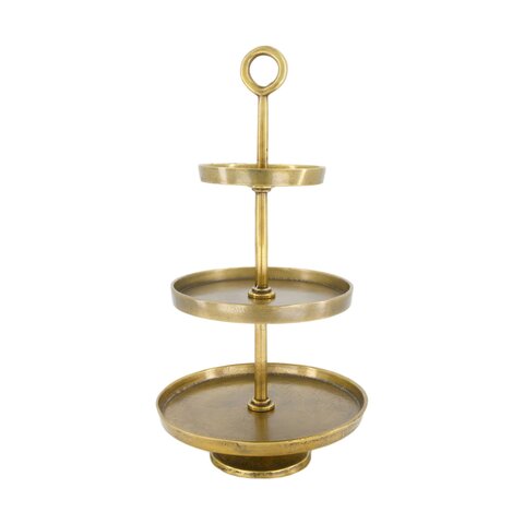 Etagère D25xH47cm goud