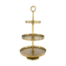 Etagère D25xH47cm goud