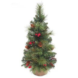 Everyday miniature pine cone & berry tree 46cm - afbeelding 1