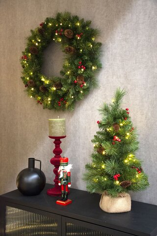 Everyday Miniature Pine Cone & Berry Tree 61cm 35L - afbeelding 2