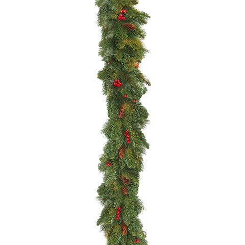Everyday Pine Cone & Berry Garland 274cm  - image 1