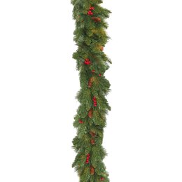 Everyday Pine Cone & Berry Garland 274cm 