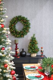 Everyday Pine Cone & Berry Wreath d61cm 50led - image 2