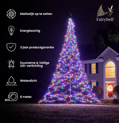 Fairybell 600CM-1200LED multicolor - afbeelding 4