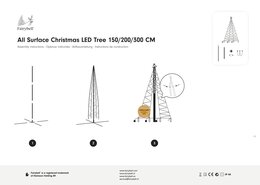 Fairybell AS 200CM-240LED warmwit met twinkellichtjes - afbeelding 8