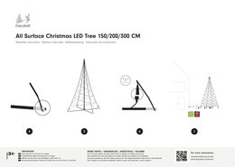 Fairybell AS 200CM-240LED warmwit met twinkellichtjes - afbeelding 9