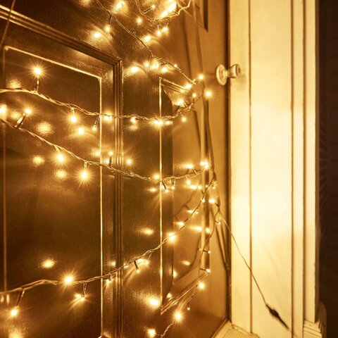 Fairybell Deur Boom 210CM-120LED warmwit met twinkellichtjes - afbeelding 3