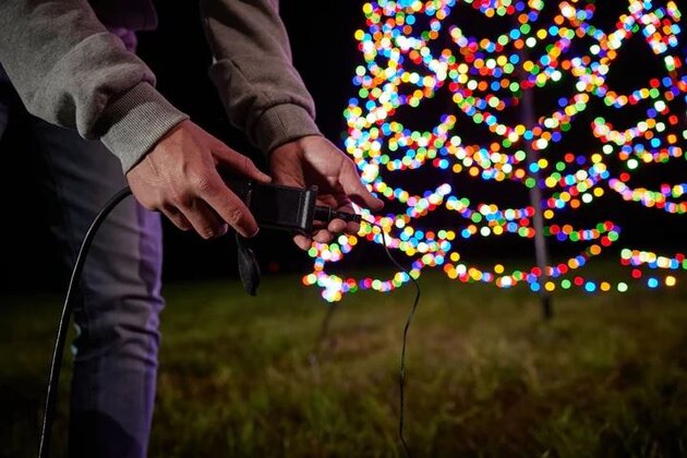 Fairybell Luminous Switch 800CM-3000LED WW/MC - afbeelding 6