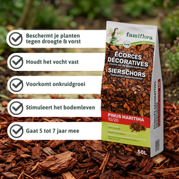 famiflora sierschors 10-20 (50 l) Pinus maritima - afbeelding 2