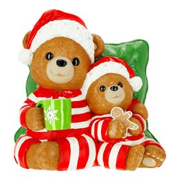Famille ours 56x43x60cm Led
