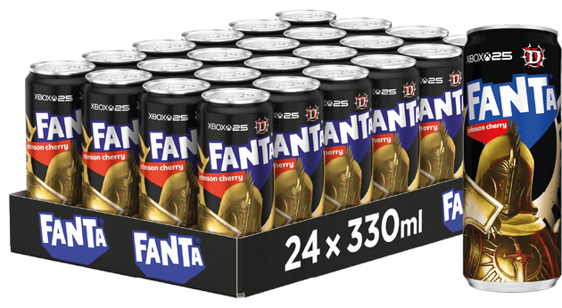 Fanta crimson cherry 24x33cl