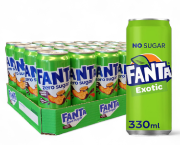 Fanta exotic zero 24x33cl