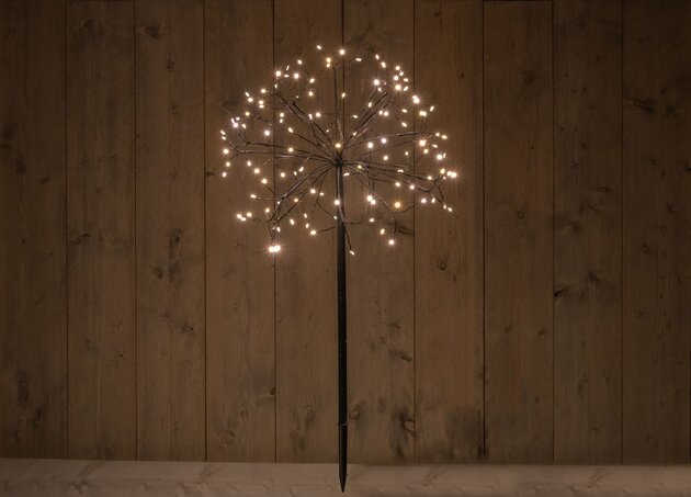 Feu artifice 120l/45cm led blanc chaud (10 blanc chaud flash) op 70cm fiche 5m câble de raccordement ip44 trafo