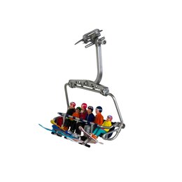 figuren zittend snowboard - 6st