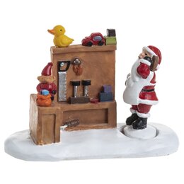 figurine pere Noel 4ass