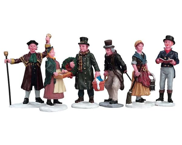 figurines d’habitants du village, ens/6