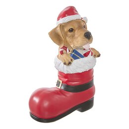 Figuur hond in laars H30cm