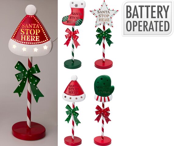 Figuur op paal 15x53cm Led