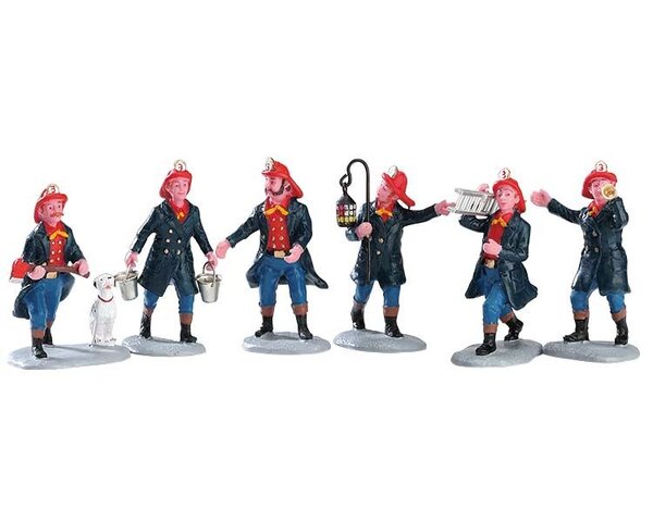Fireman, Set Of 6