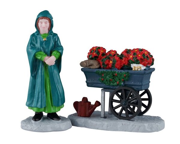 floral street vendor, set of 2