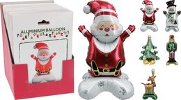 Folieballon Kerst 5ass