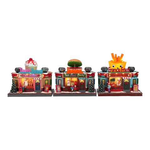 Foodshop 19x16cm 3ass Led