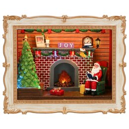 Fotokader Kerst 24x10x19cm Led 2ass - afbeelding 2