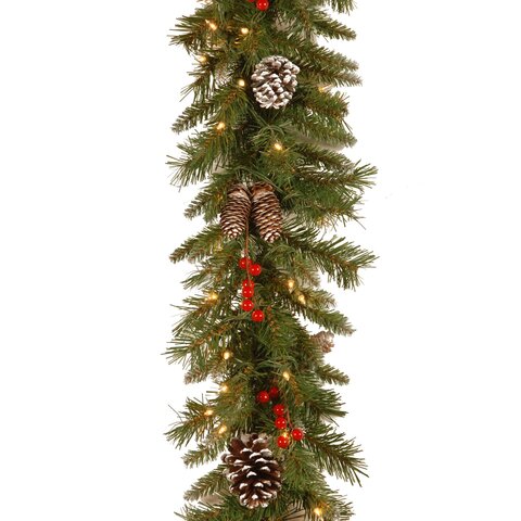 Frosted Berry Garland L274cm D25cm 50Led - image 1