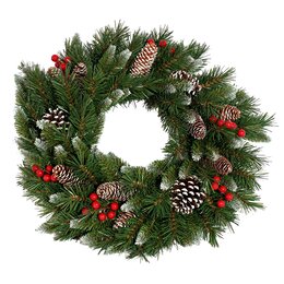 Frosted Berry Wreath d60cm