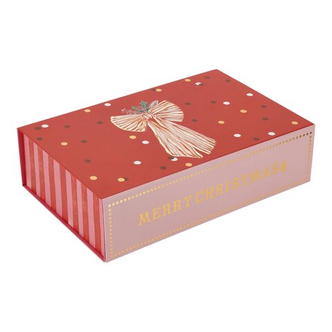 Geschenkdoos 35x23x10cm rood