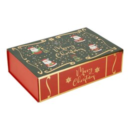 Geschenkdoos 35x23x96cm groen rood